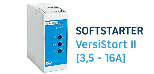 Softstarter VersiStart II (3,5 – 16A) – minimale Investition, maximaler Schutz
