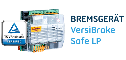 Das Bremsgerät VersiBrake Safe LP 480-60 PL c – Funktionale Sicherheit kombiniert mit selbstoptimierendem Bremsvorgang