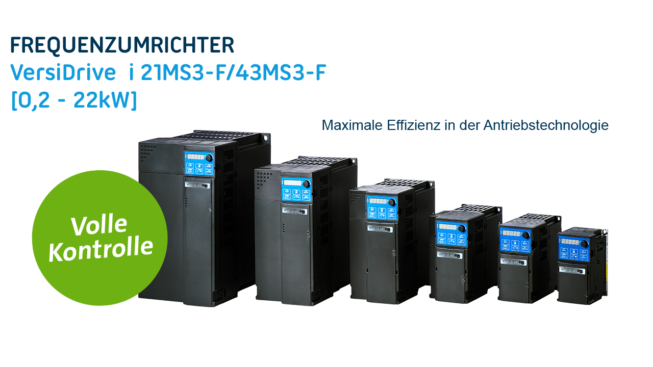 Softstarter Serie VersiStart p III wird erweitert: Anlaufstrombegrenzer / Softstarter jetzt auch für Motoren bis 600kW und umfangreiche interne Schutzmaßnahmen für alle Individualitäten