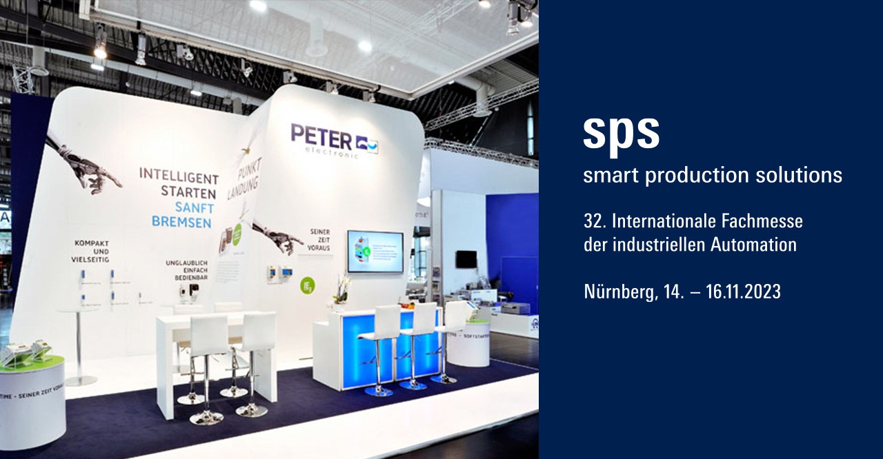 SPS smart production solutions 2023 in Nuremberg - We'd be delighted if you would visit us
