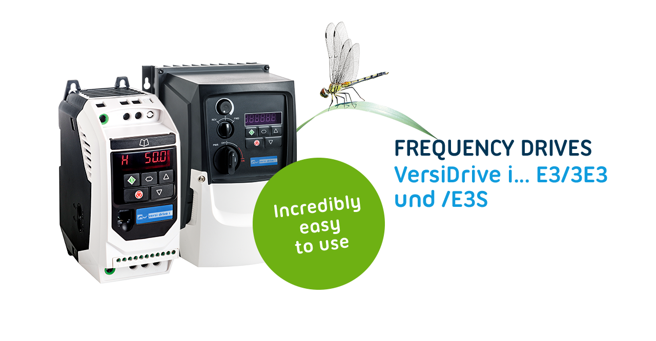 New VersiDrive i E3/3E3 and E3S Frequency Drives jump-start electric drives while saving energy