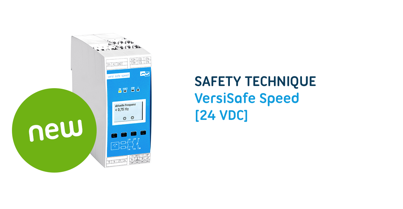 VersiDrive i E3/3E3 - Energy-saving speed control frequency converter with optional frequency monitoring unit for the secure control of electric motors