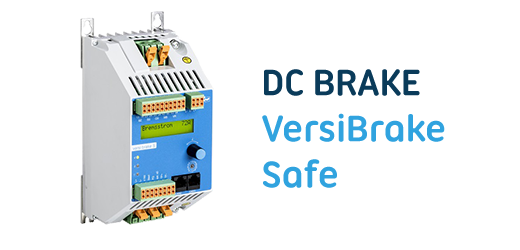 New dc brake equipment protection by PETER electronic:  The VersiBrake Safe offers maximum control and safety for gentle standstill