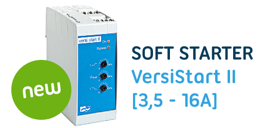 SOFT STARTER VersiStart II (3.5 - 16A) - minimum investment, maximum protection