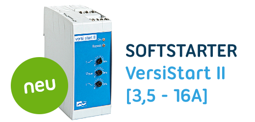 Softstarter VersiStart II (3,5 - 16A) – minimale Investition, maximaler Schutz