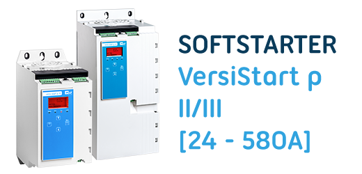 Die neue Softstarter Serie VersiStart p II/III mit Smart Card für mehr Kontrolle setzt neue Standards und ersetzt ab sofort die Softstarter Serie VersiStart i II/III